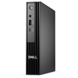 DELL DESKTOP MFF Pro Micro QCM1250 i5-14500T 8Go 512Go SSD Ubuntu Noir 36Mois
